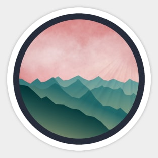 Abstract Landscape Sticker